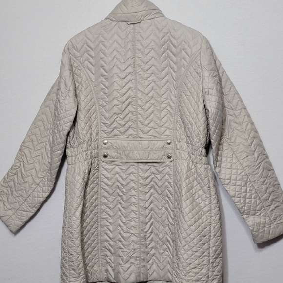 laundry by shelli segal Light Gray Puffer Coat Size XL - Picture 13 of 13